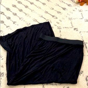 Black maxi skirt